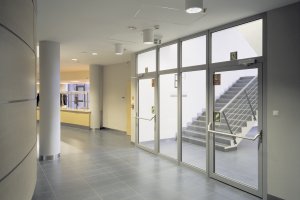 Aluminium dubbele deur met brandwerendheid van 30 en 60 minuten